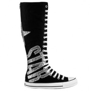 Converse All Star XX-Hi - Black/Glitter - Converse Chuck Taylor Shoes