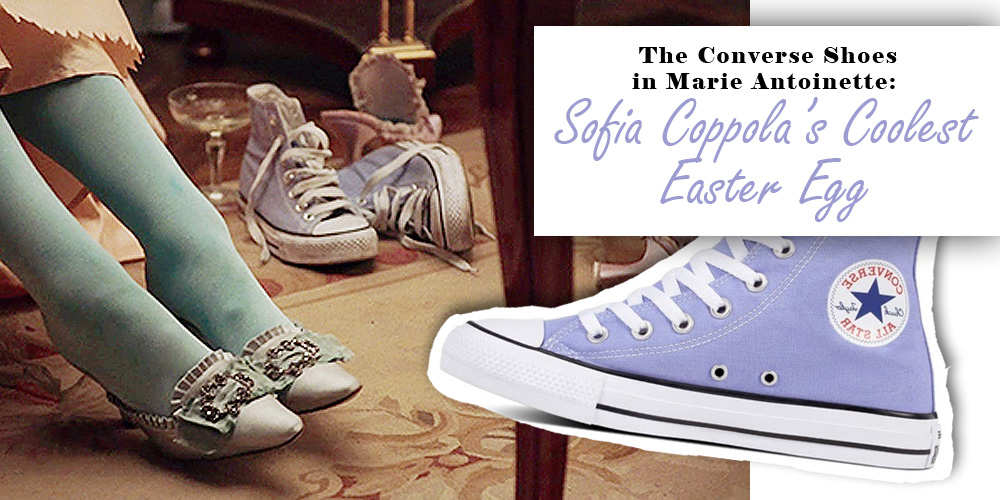 The Purple Converse Shoes in Marie Antoinette